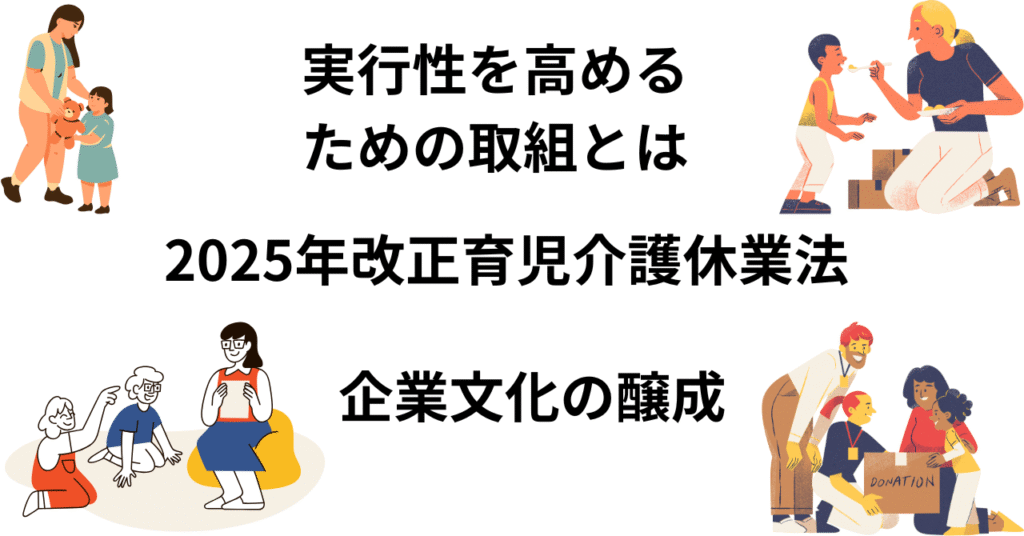 育児休業を取得しやすい職場へ