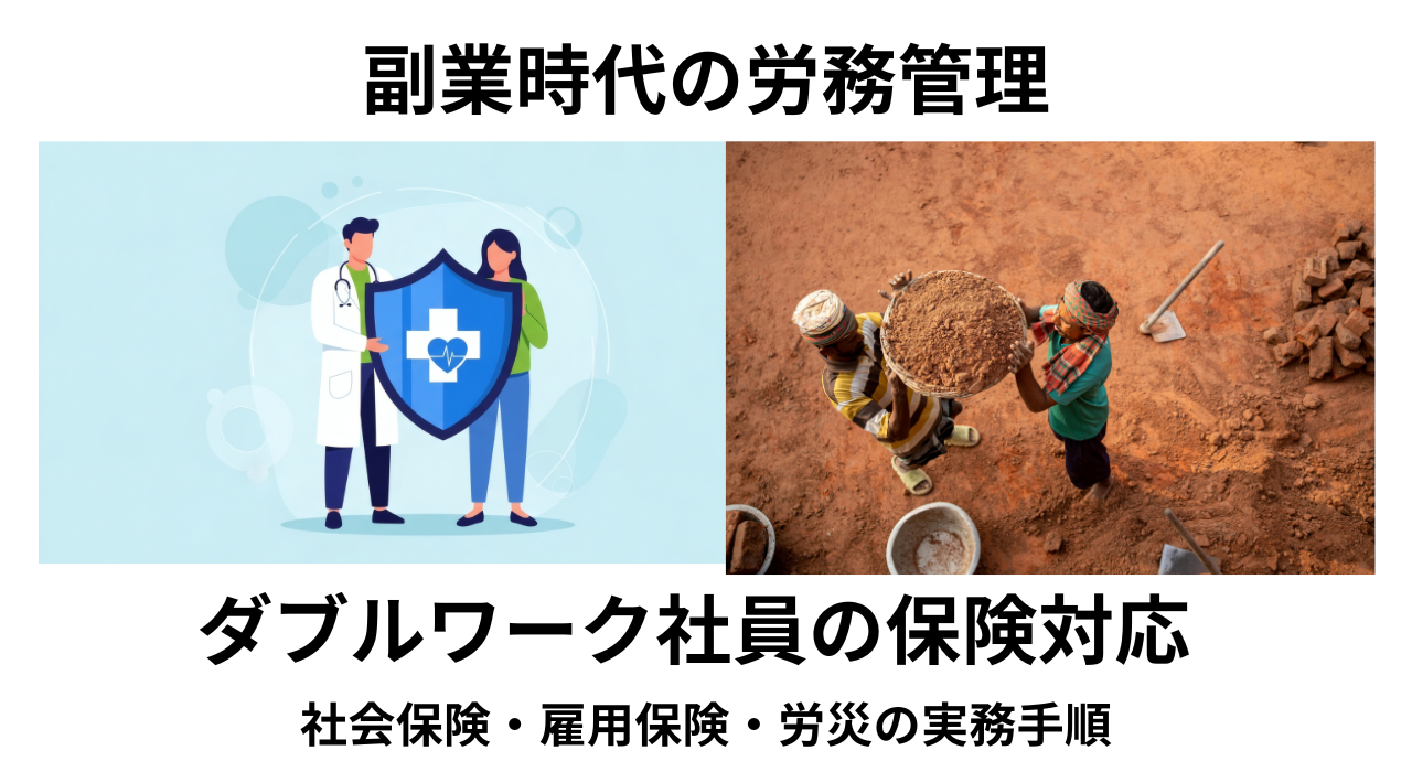 ダブルワーク社員の保険対応