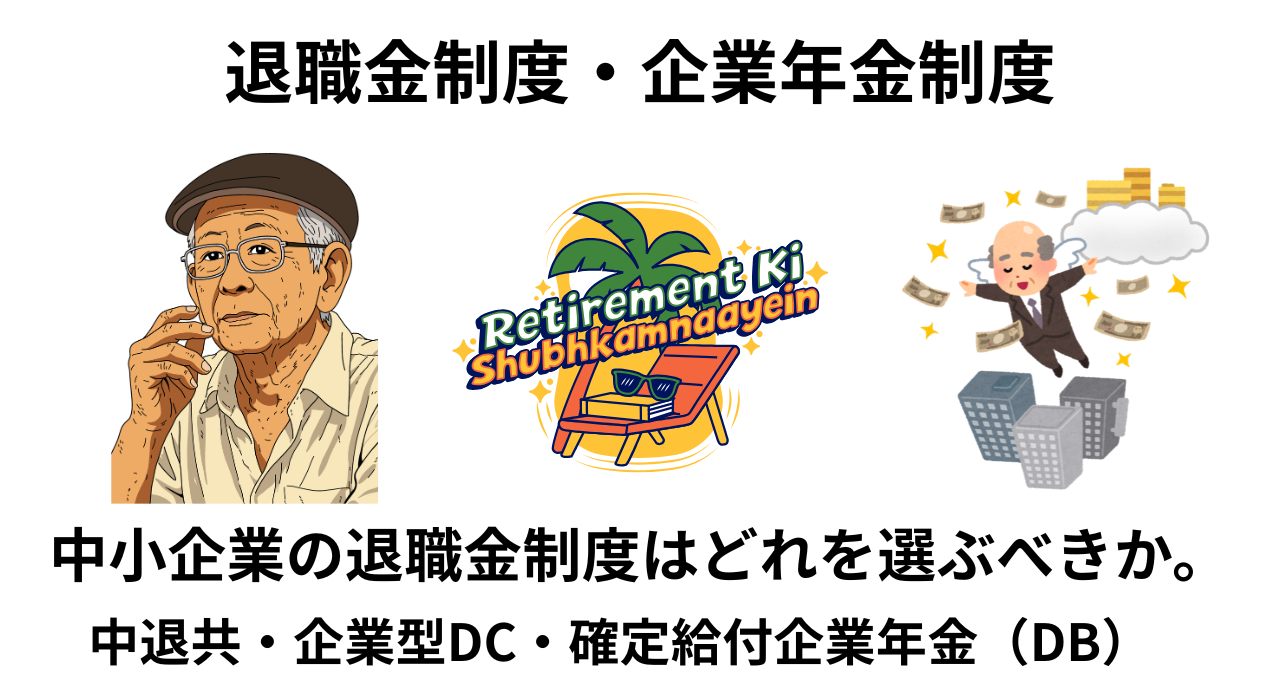 退職金制度｜中退共・企業型DC・確定給付企業年金（DB）